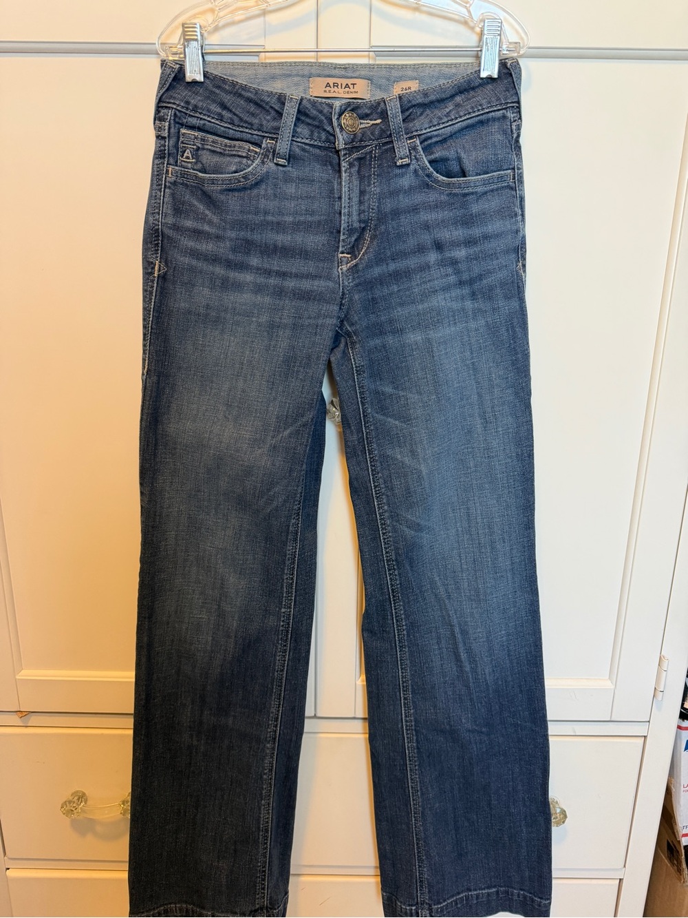 Ariat Women's Straight-Leg Jeans in Medium Dark Wash 26R